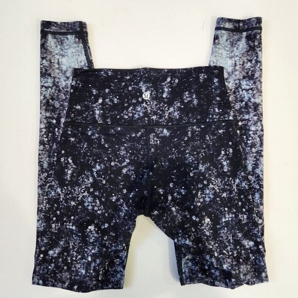 Lululemon Wunder Under Hi Rise Tight 6 Effervescence Multi Black Nulux W5AQOS - Picture 10 of 10